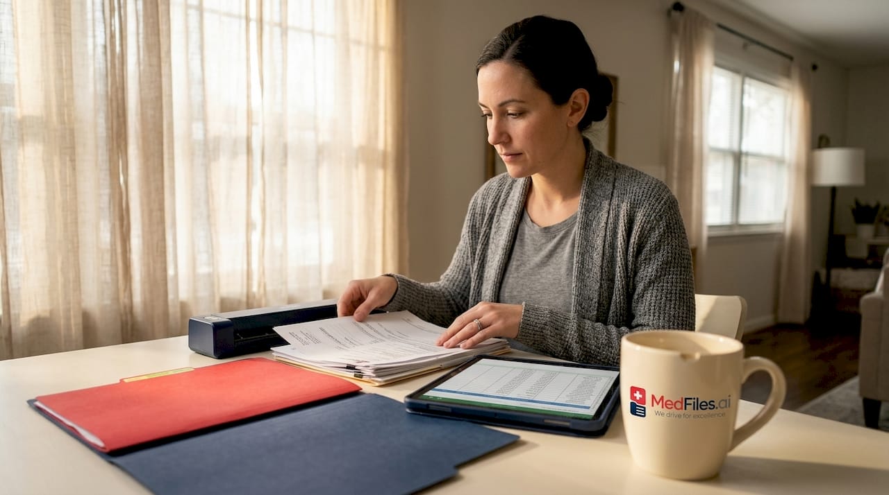 Medical document management for secure health records