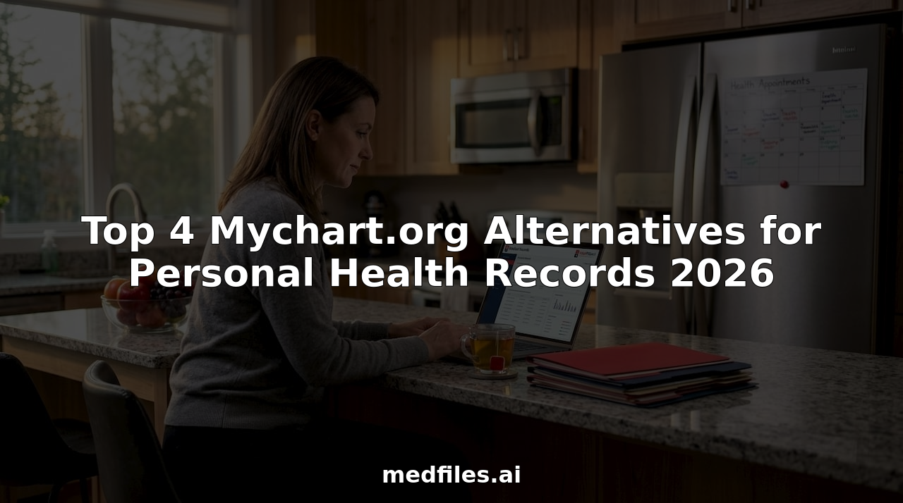 Top 4 Mychart.org Alternatives for Personal Health Records 2026
