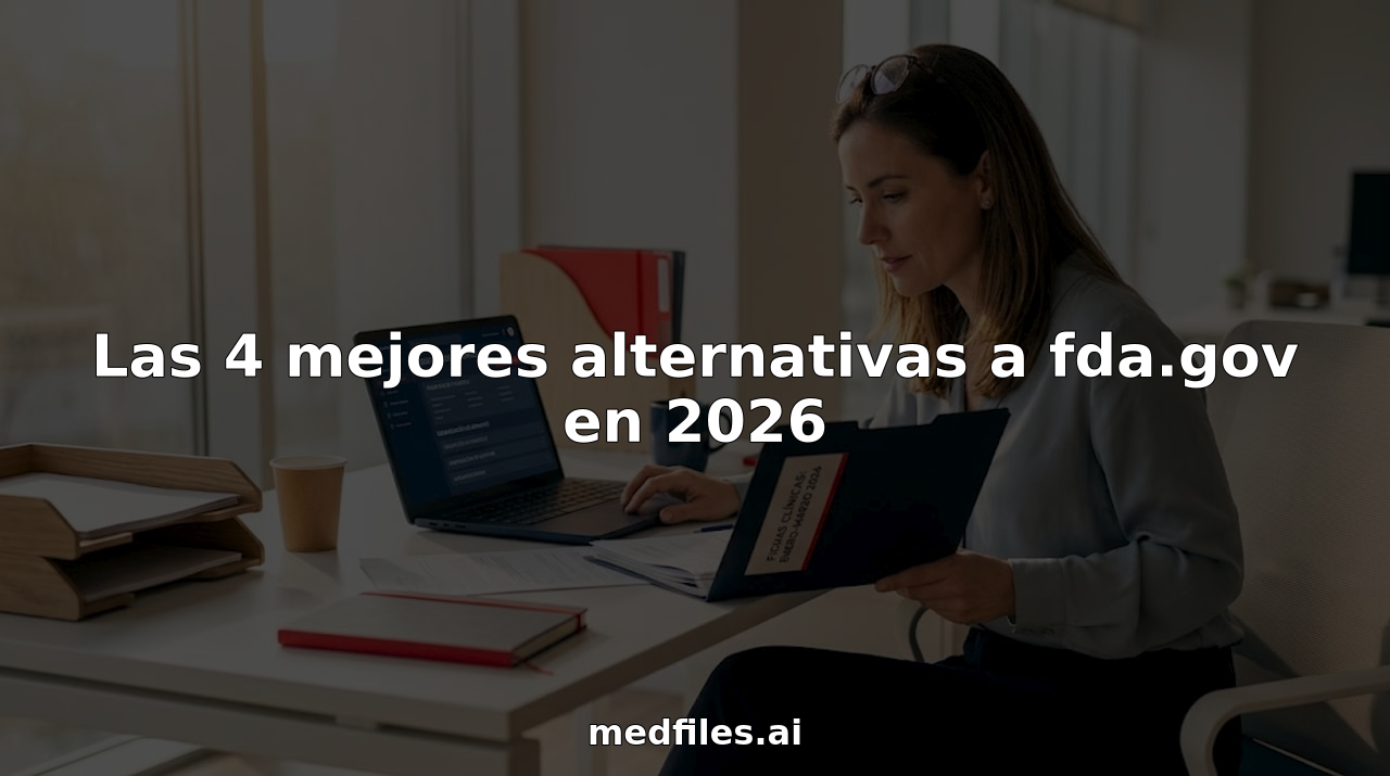 Las 4 mejores alternativas a fda.gov en 2026