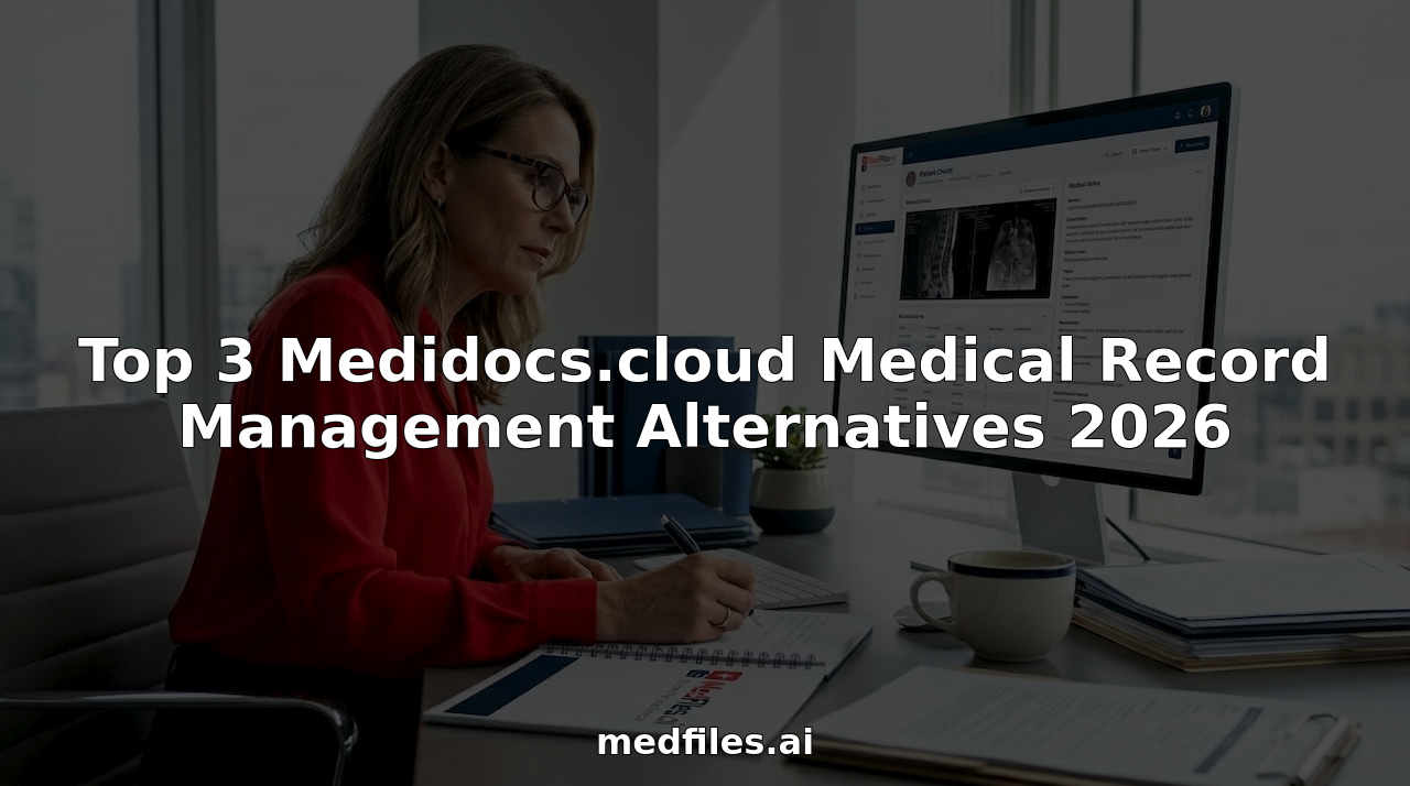 Top 3 Medidocs.cloud Medical Record Management Alternatives 2026