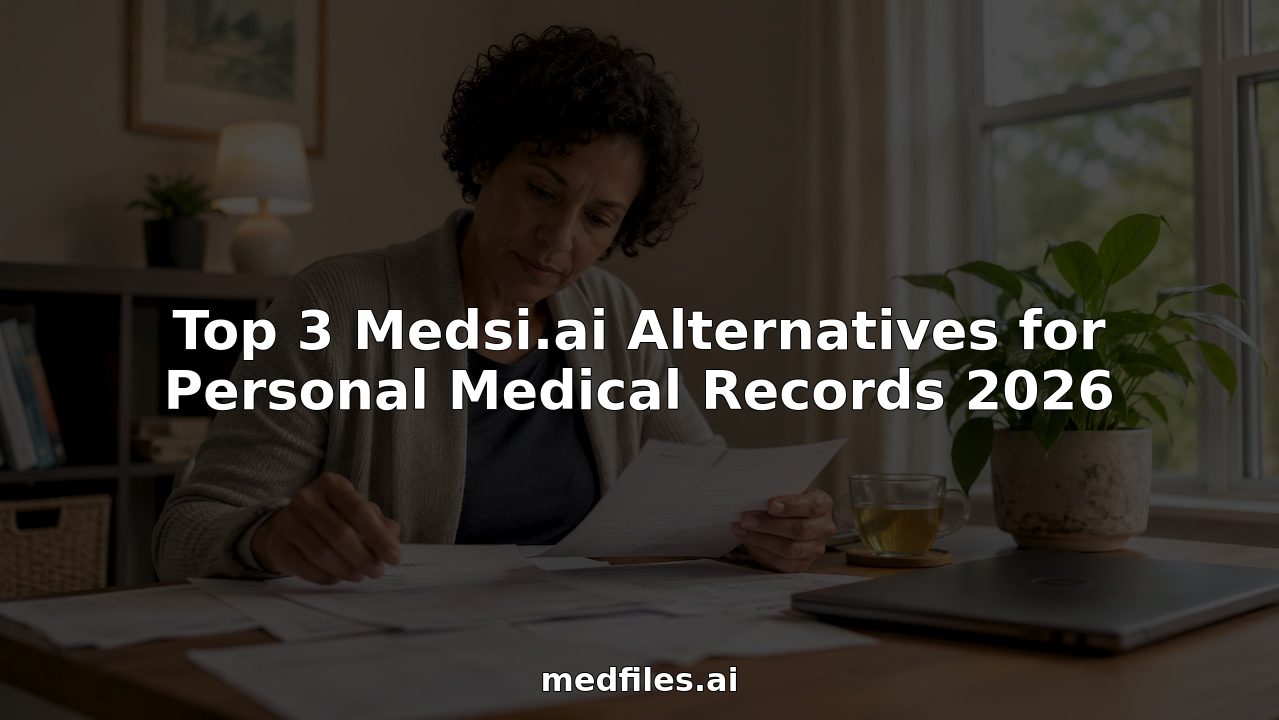 Top 3 Medsi.ai Alternatives for Personal Medical Records 2026