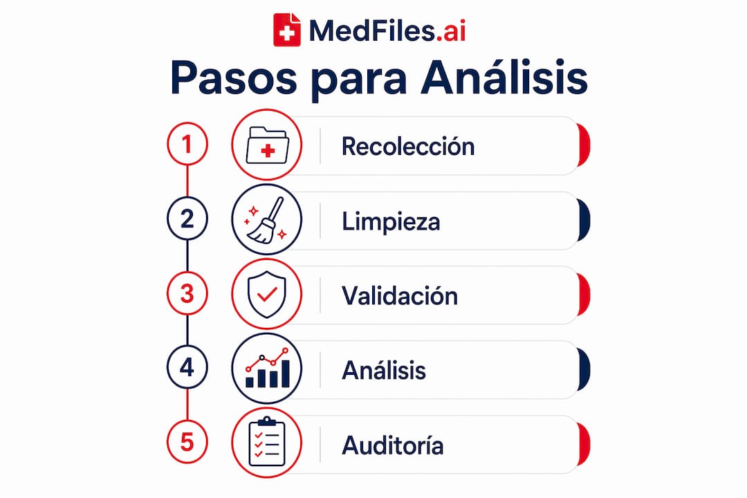 Infografía: guía paso a paso para analizar datos utilizando inteligencia artificial