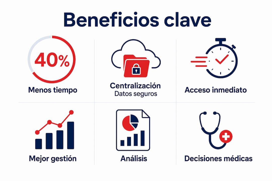 Ventajas de utilizar registros electrónicos: una infografía