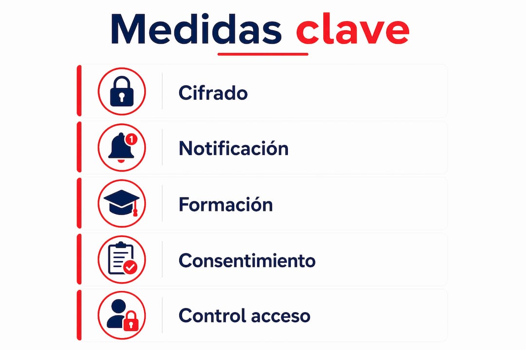 Infografía: Claves para proteger la confidencialidad de la información en el ámbito de la salud