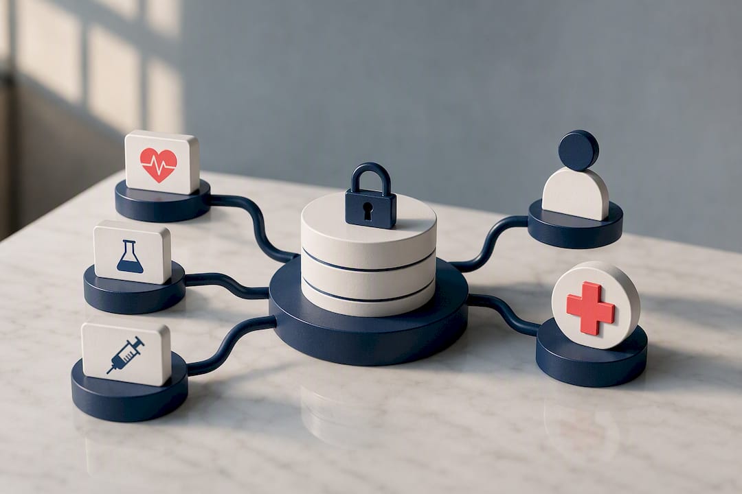 Health records consolidated for provider sharing