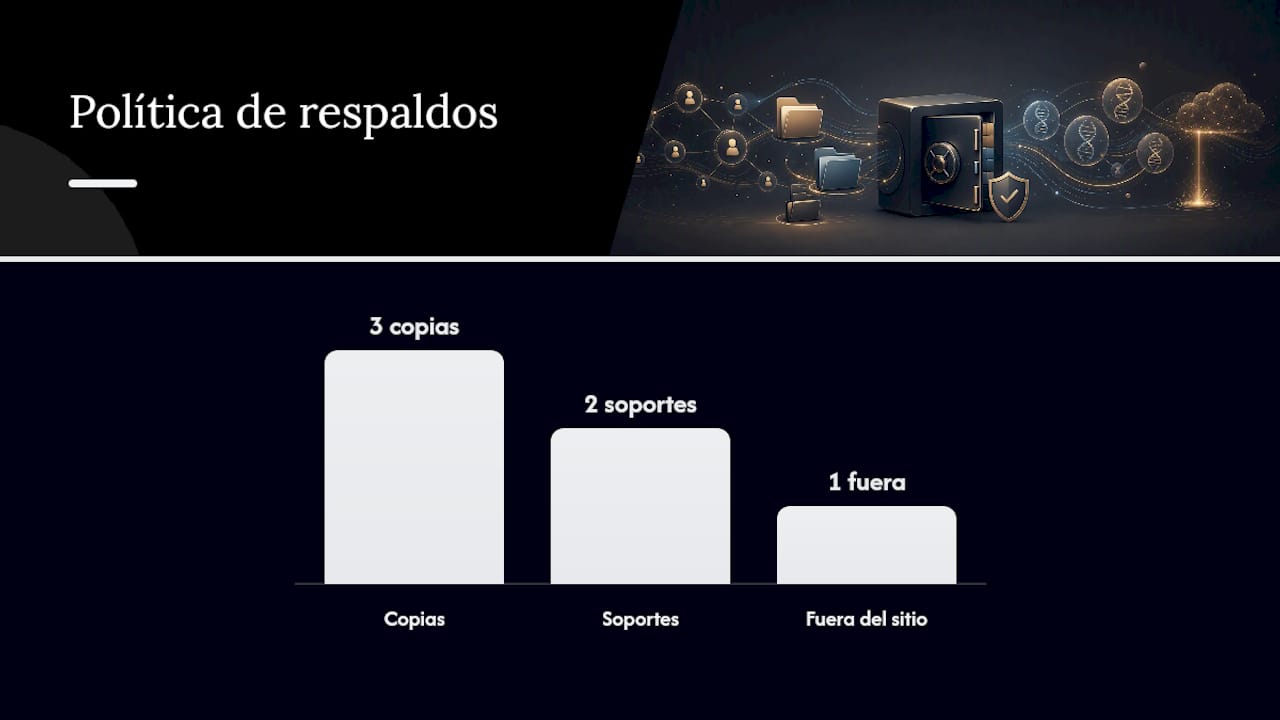 ¿Con qué frecuencia hay que revisar y respaldar el expediente genético? — overview diagram