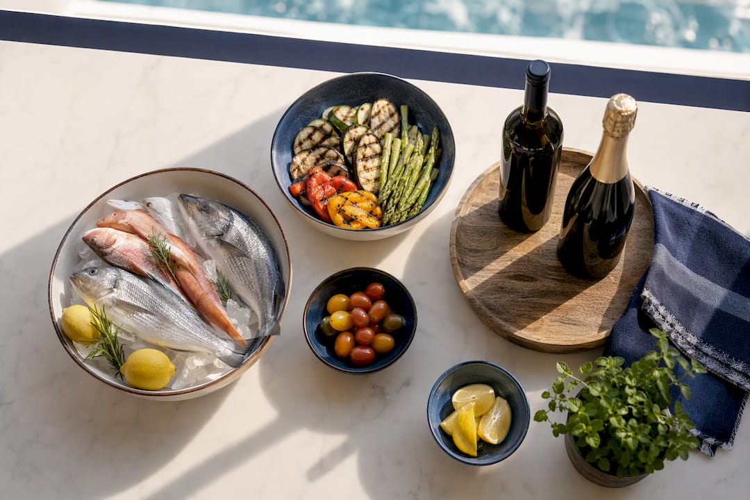 Provisioning choices for charter guests