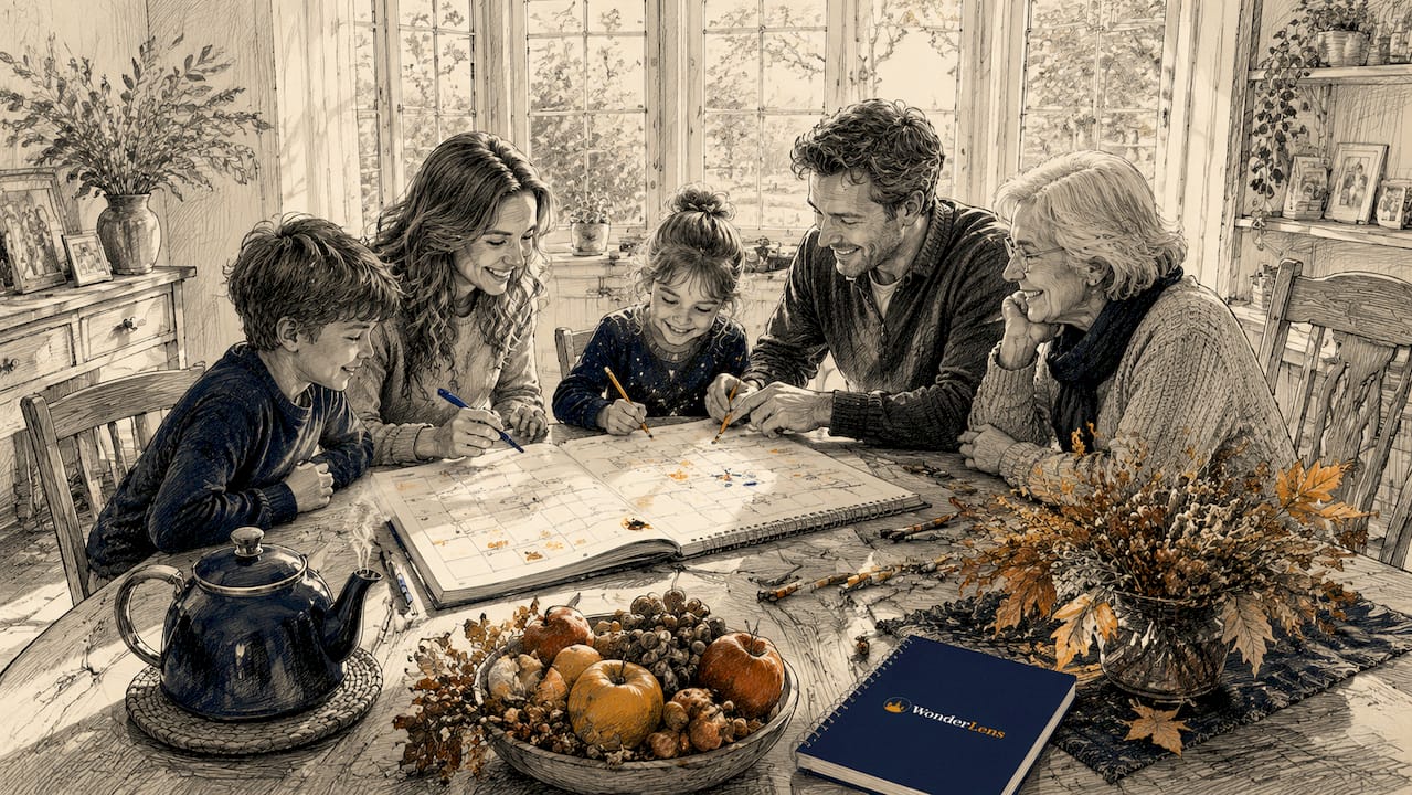 Family planning holiday traditions together
