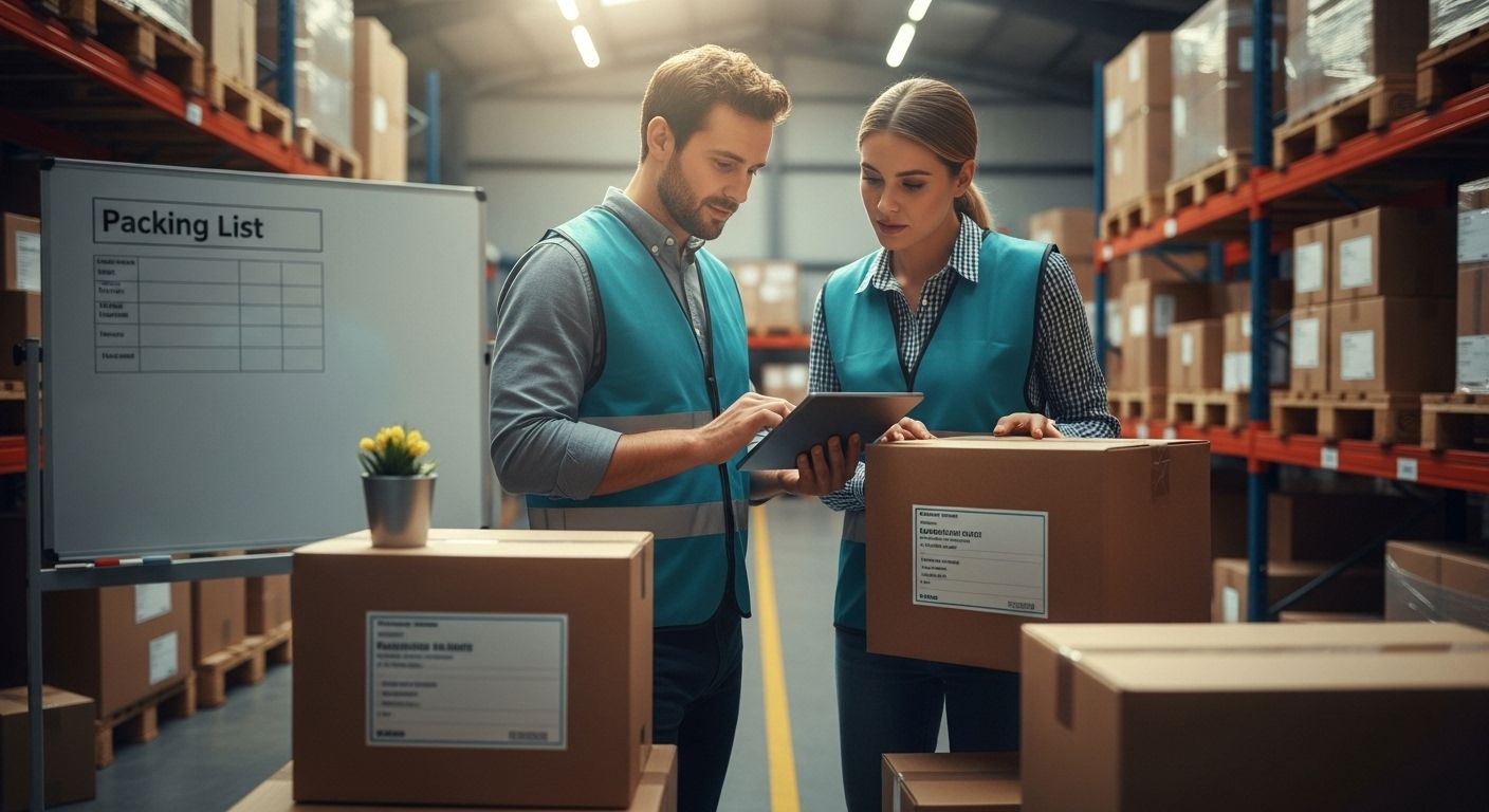 warehouse packing list check