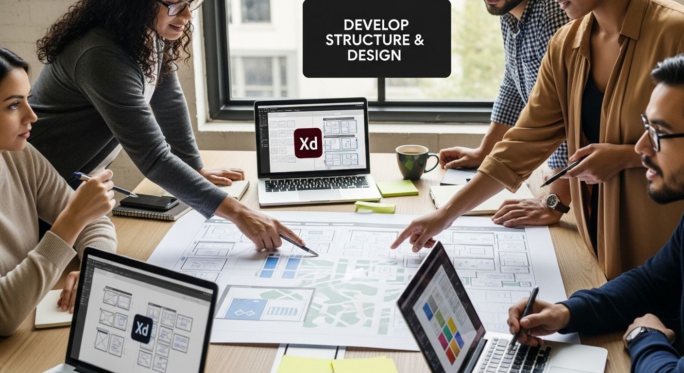 website redesign team structure