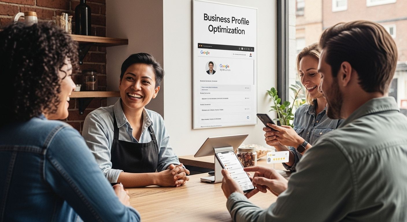 business profile optimization real shop