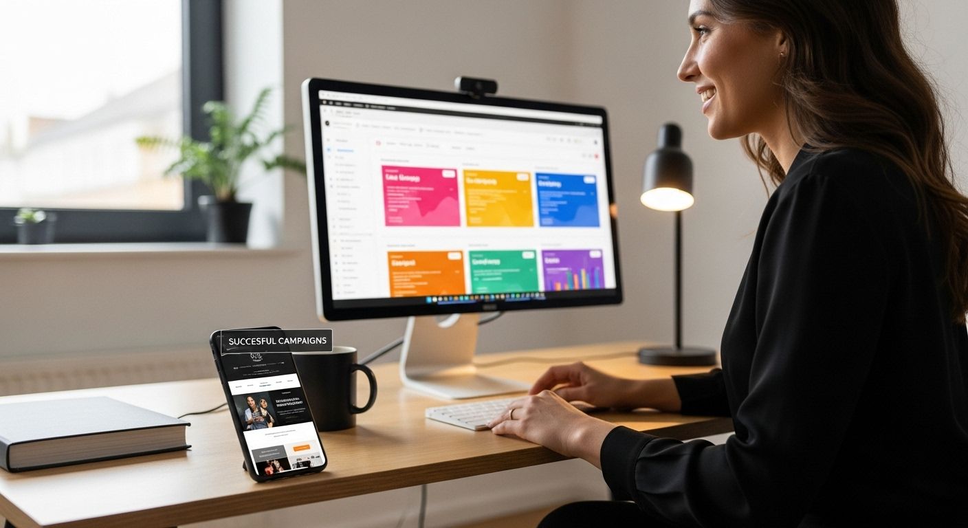 marketer analyzing email success