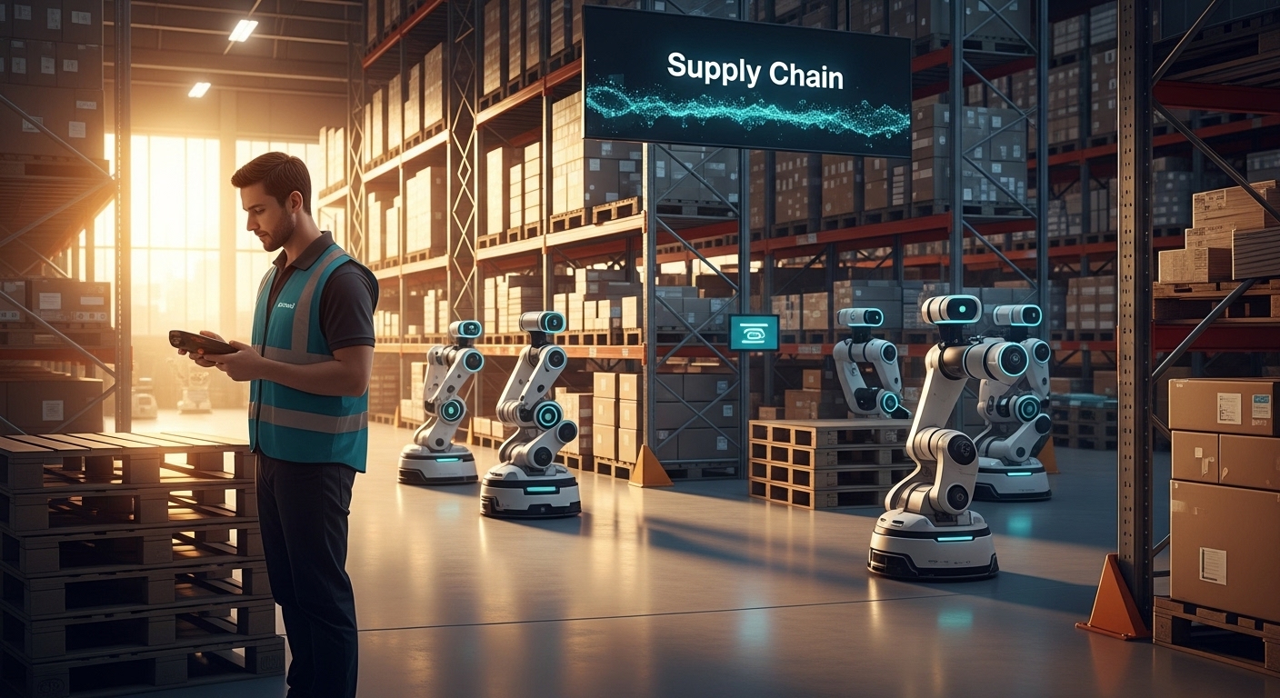 AI warehouse human robot