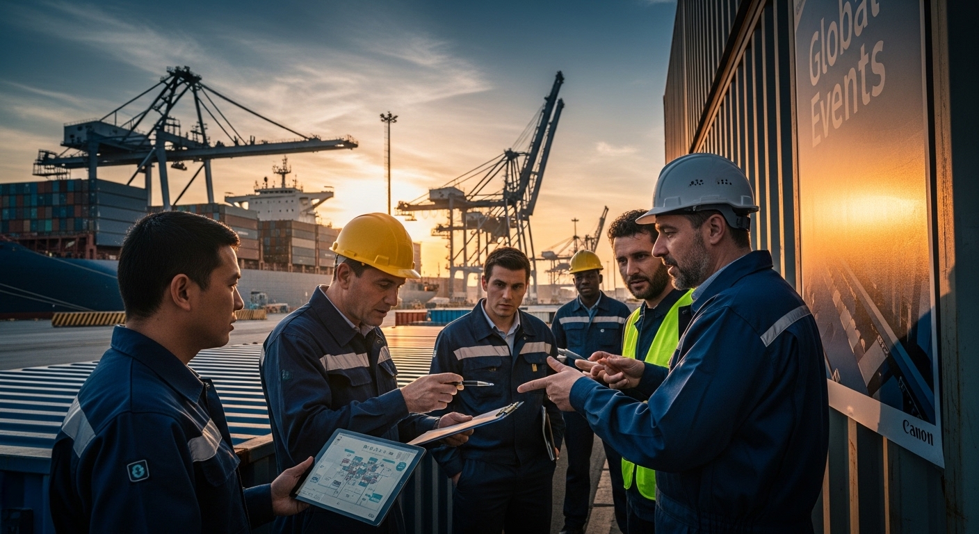 global shipping events