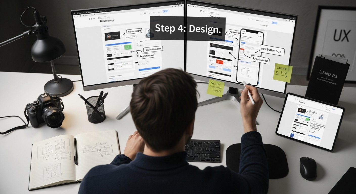 call to action design positioning