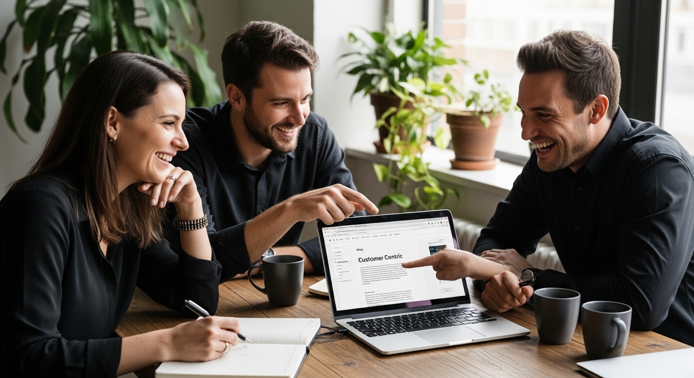 real-world business blog teamwork