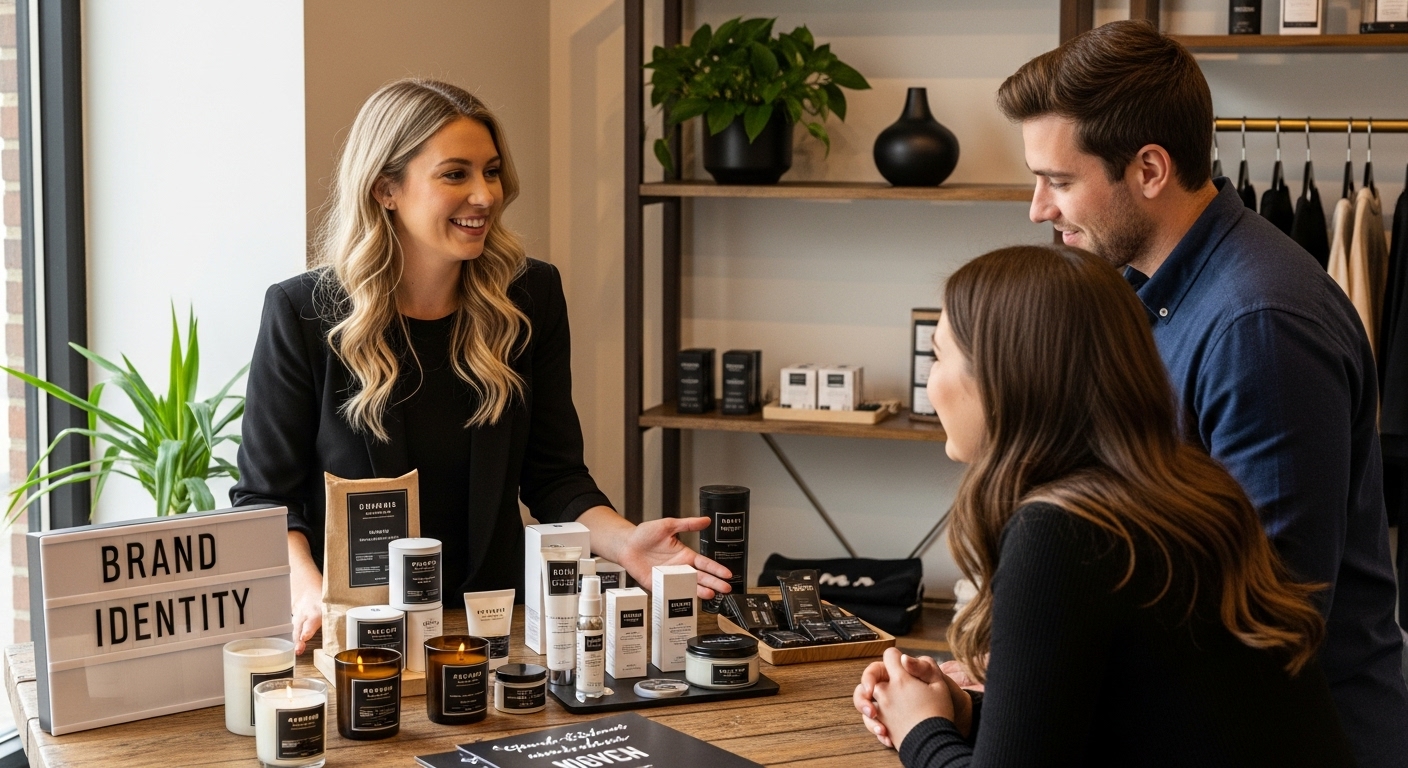 brand identity small business retail