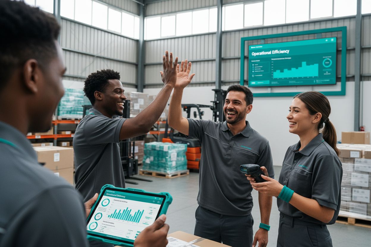 warehouse analytics teamwork