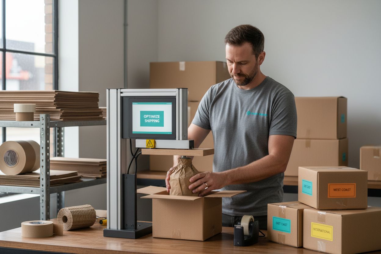 shipping packaging process