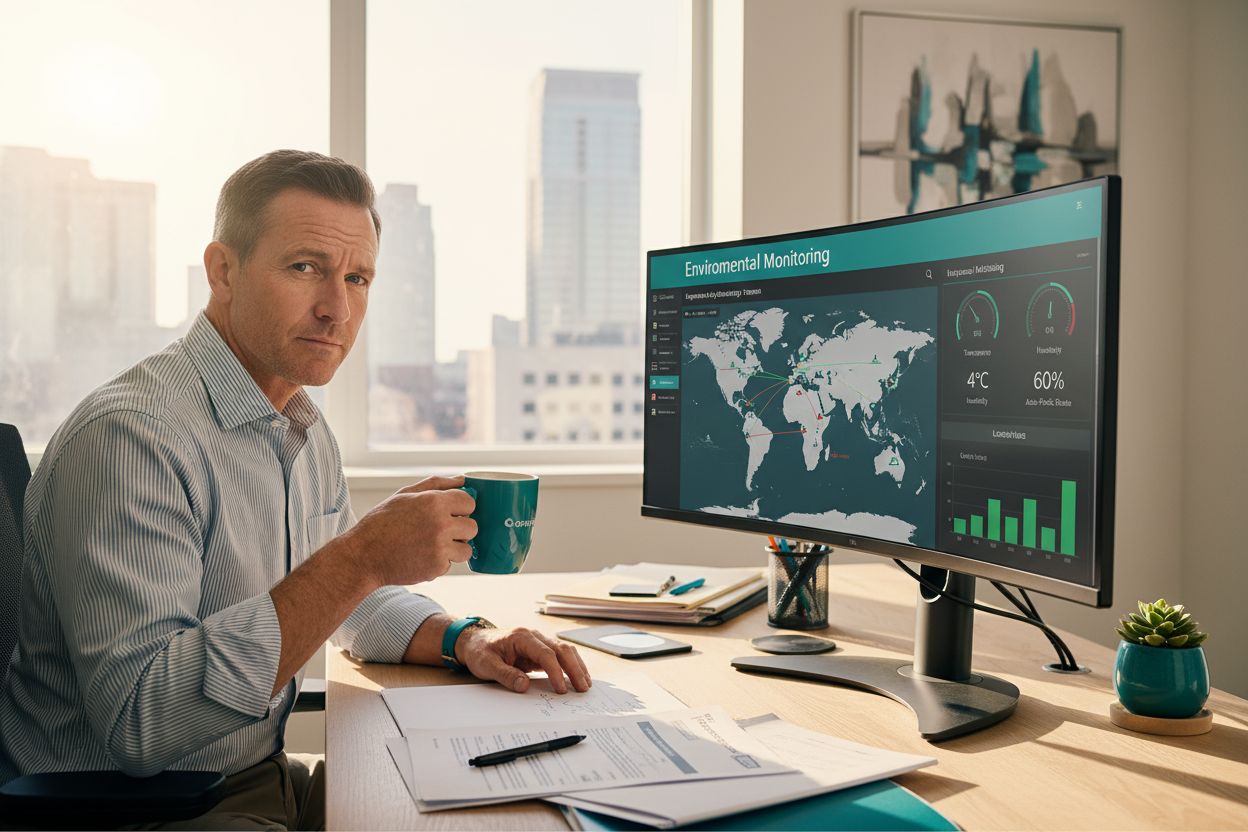 temperature monitoring logistics office