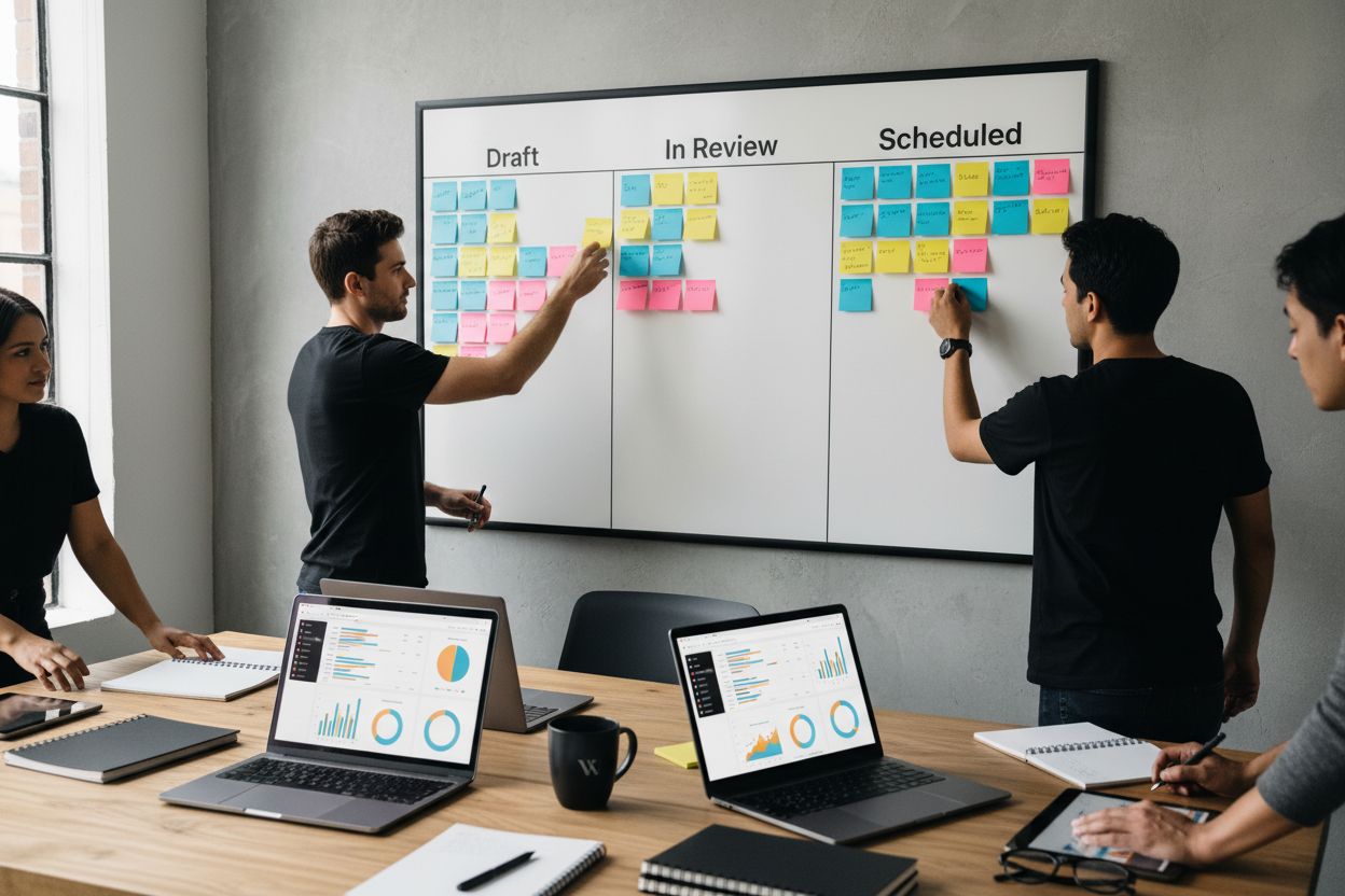 content calendar workflow