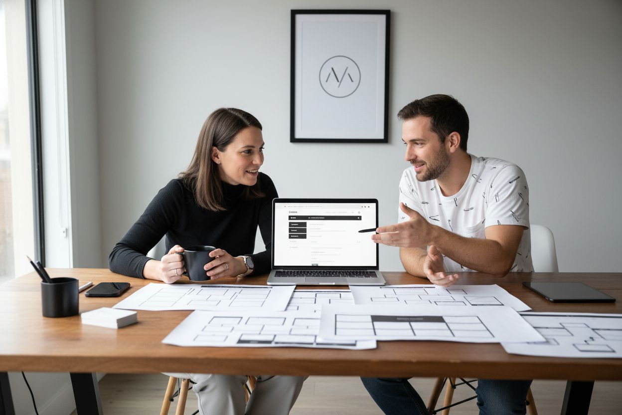 business minimalist website