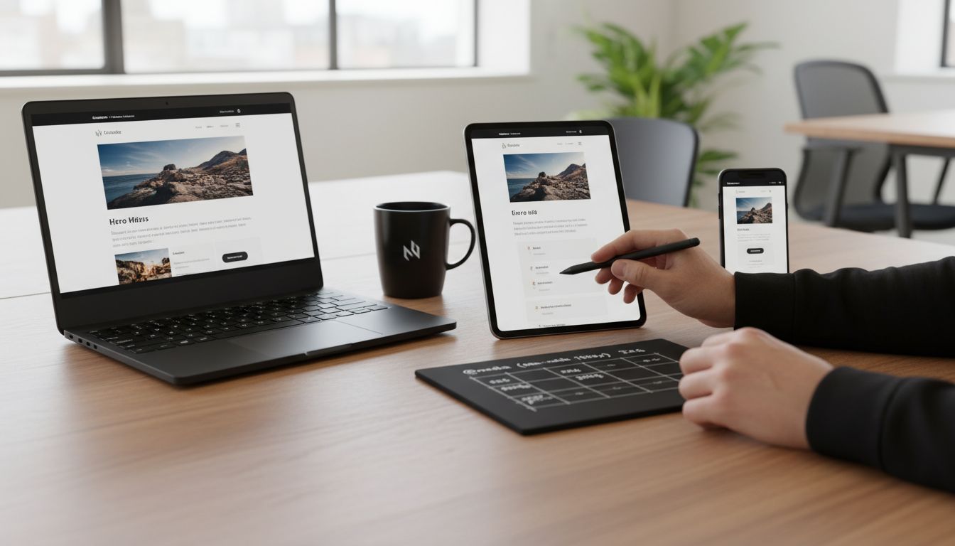 business website device comparison