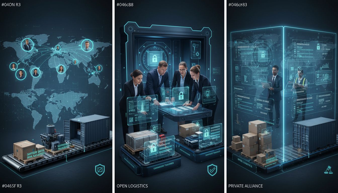 blockchain types supplychain