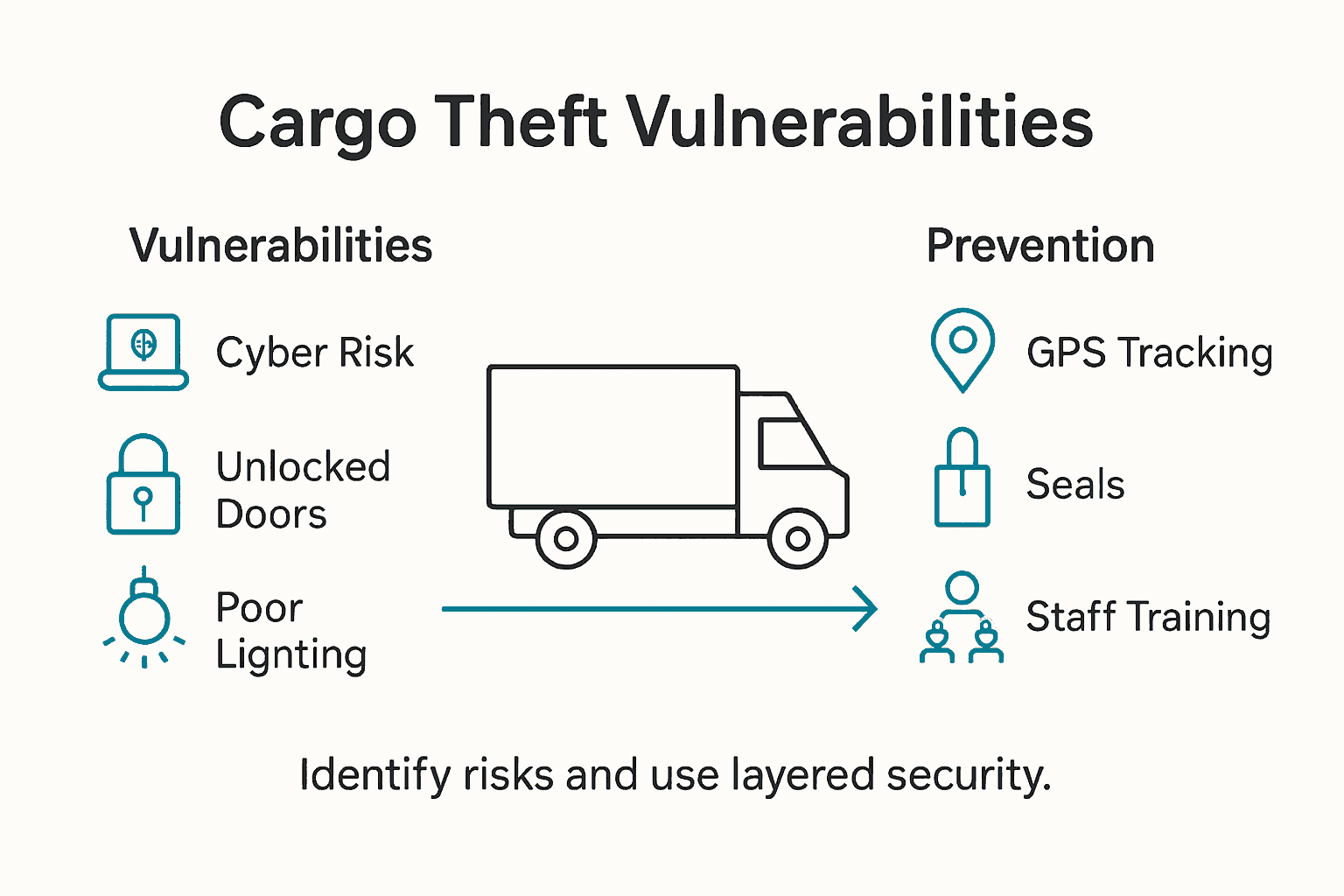 Infographic shows cargo vulnerabilities and prevention
