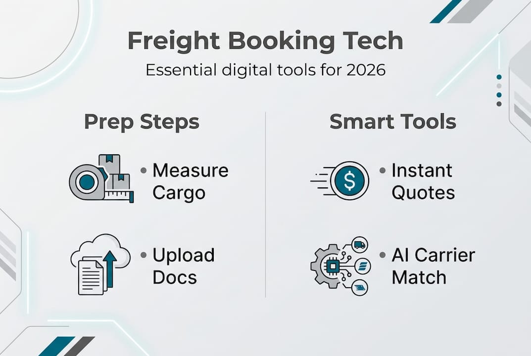Infographic on smart digital freight tools