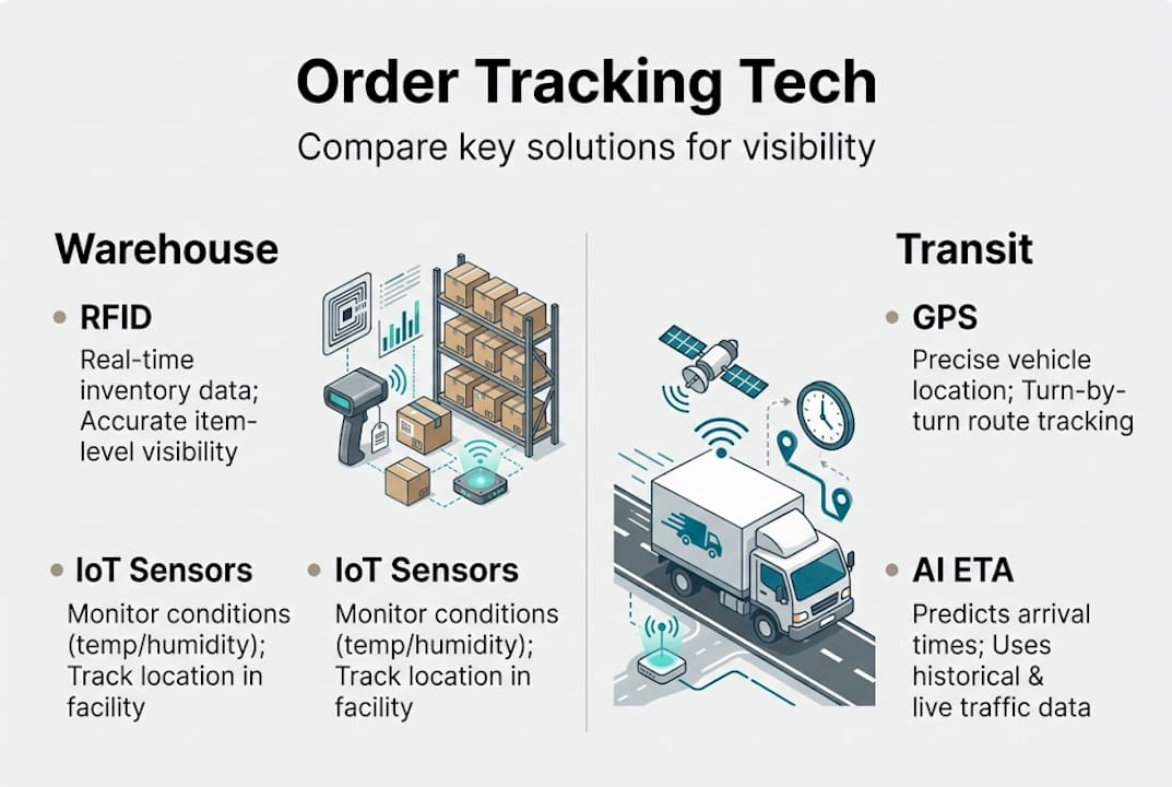 Infographic comparing tracking technologies