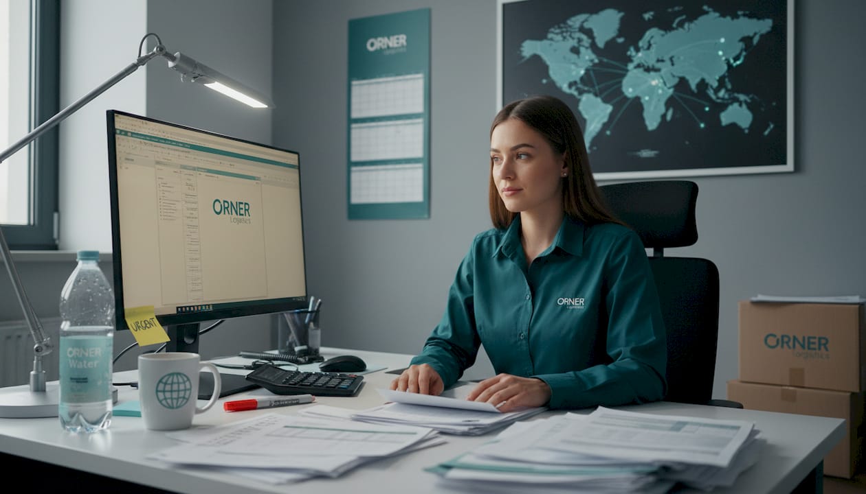 Operations specialist sorting ecommerce inventory