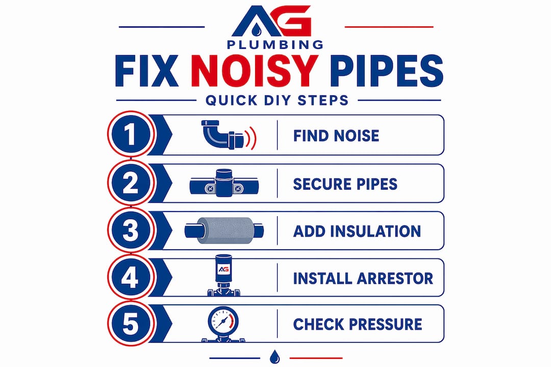 Step-by-step guide to quieting noisy pipes