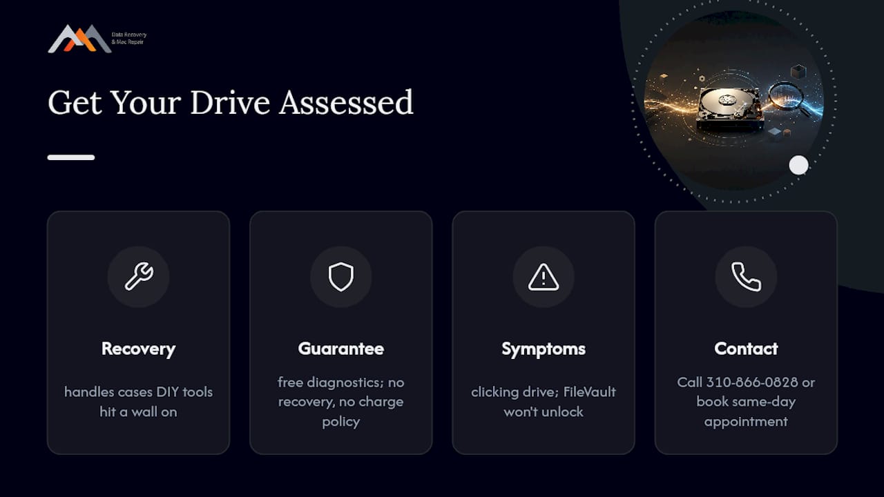 APFS Data Recovery: A Practical Playbook for Mac Users 4 Get Your Drive Assessed Before You Try Anything Else — overview diagram