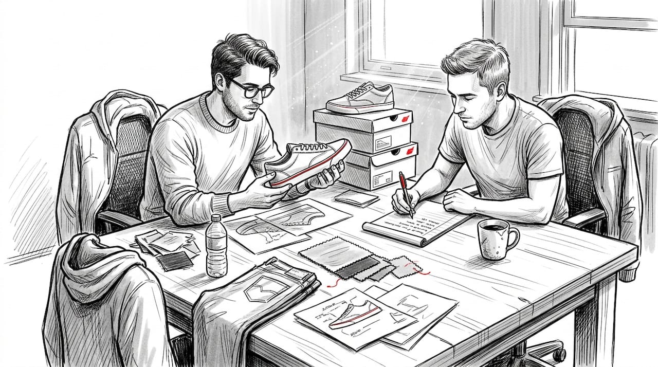 Designers review sneakers and streetwear prototypes