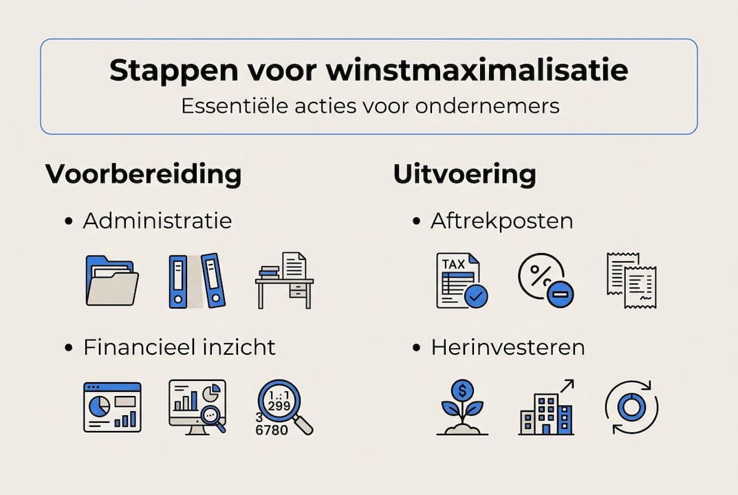 Infographic: stap voor stap naar maximale winst