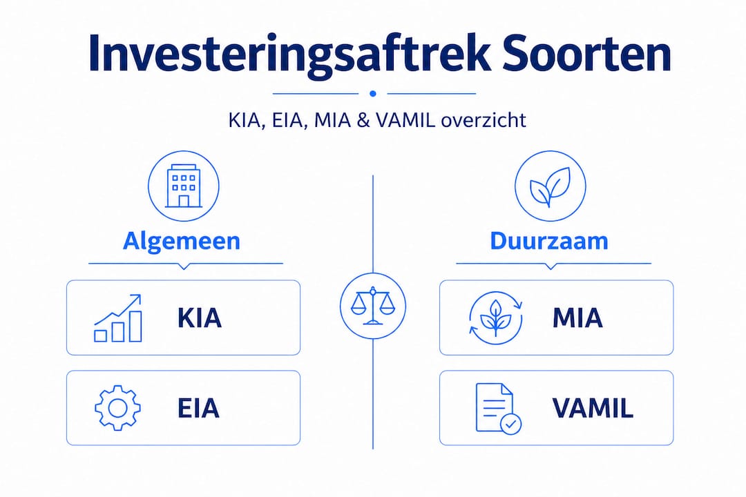 Infographic: een helder overzicht van zakelijke investeringsaftrekregelingen