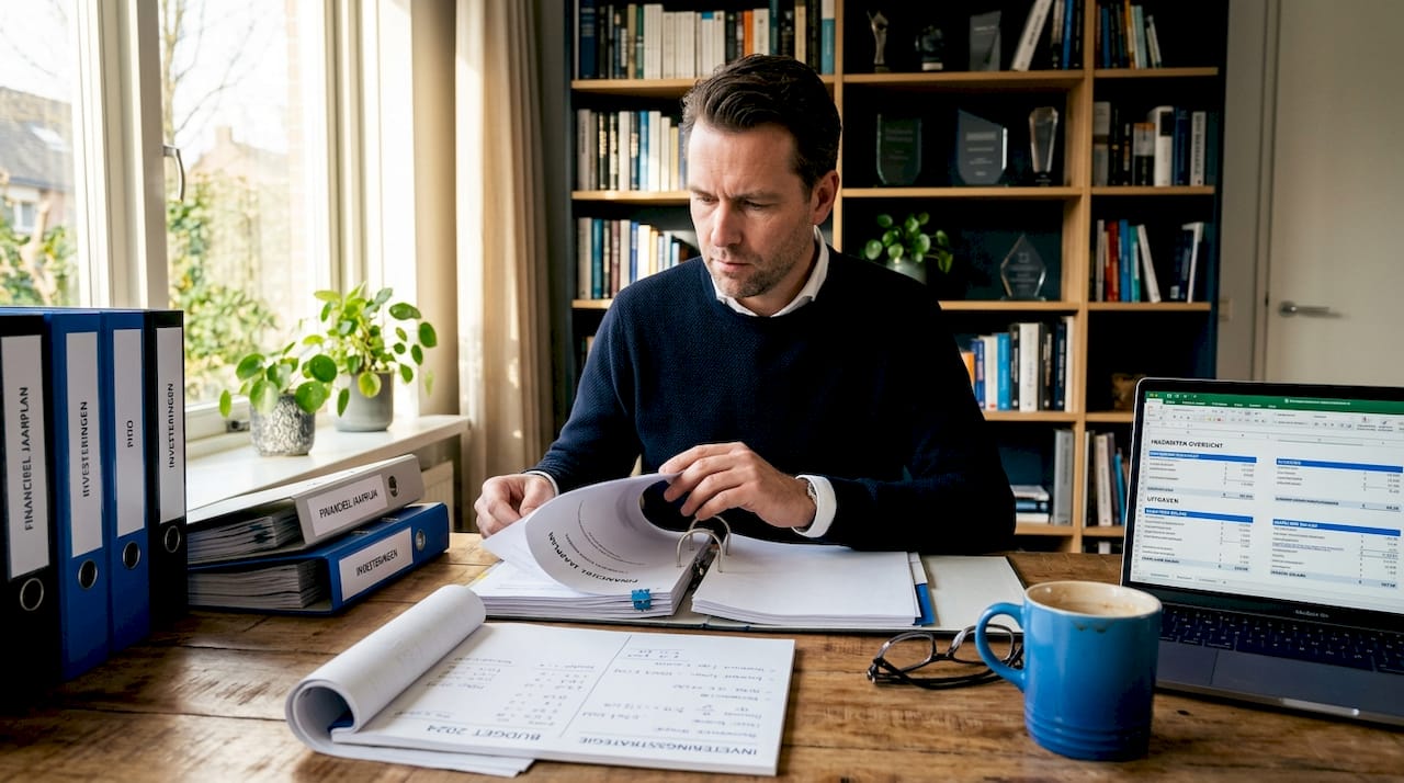 Ondernemer bouwt aan eigen vermogen vanuit thuiskantoor
