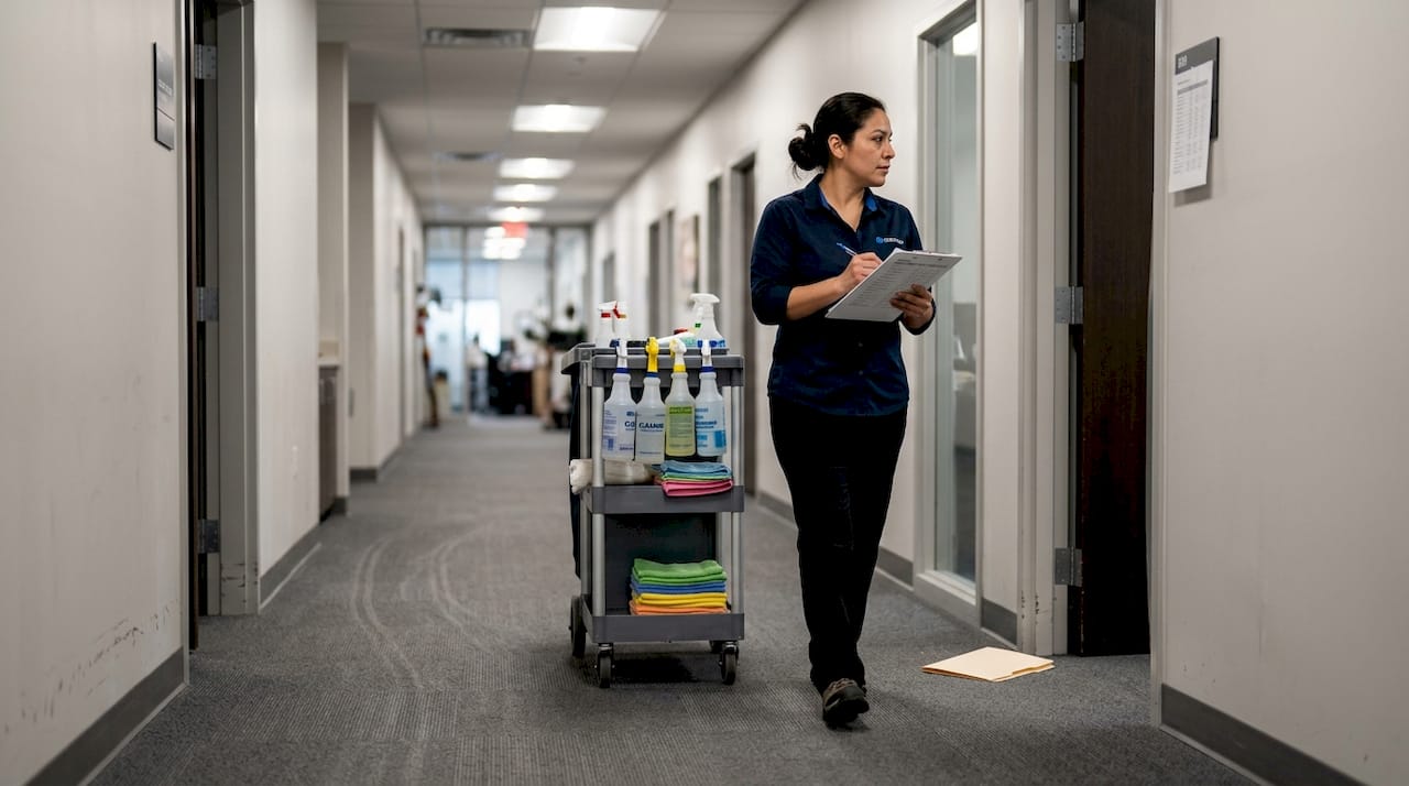 Cleaner handles zone cleaning checklist