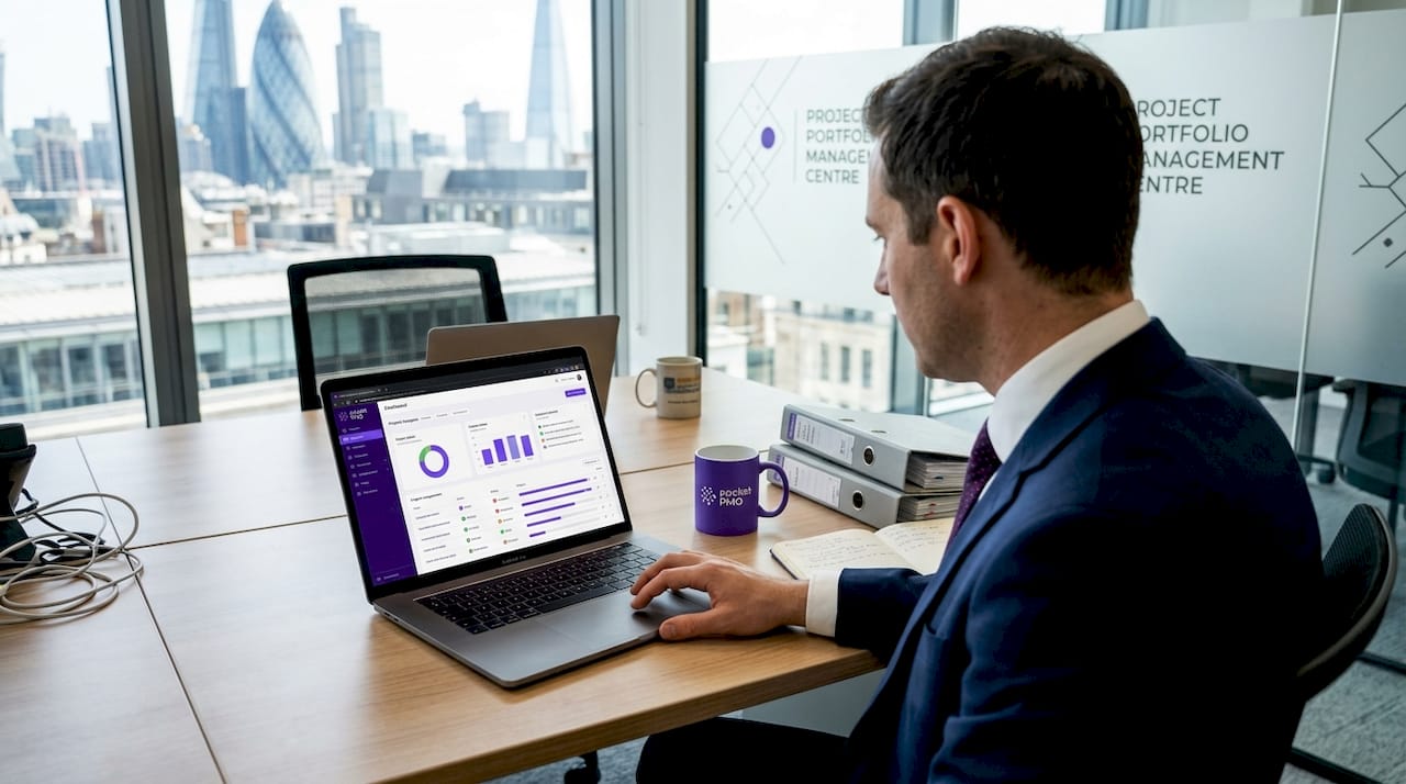 PMO governance for project control and AI efficiency