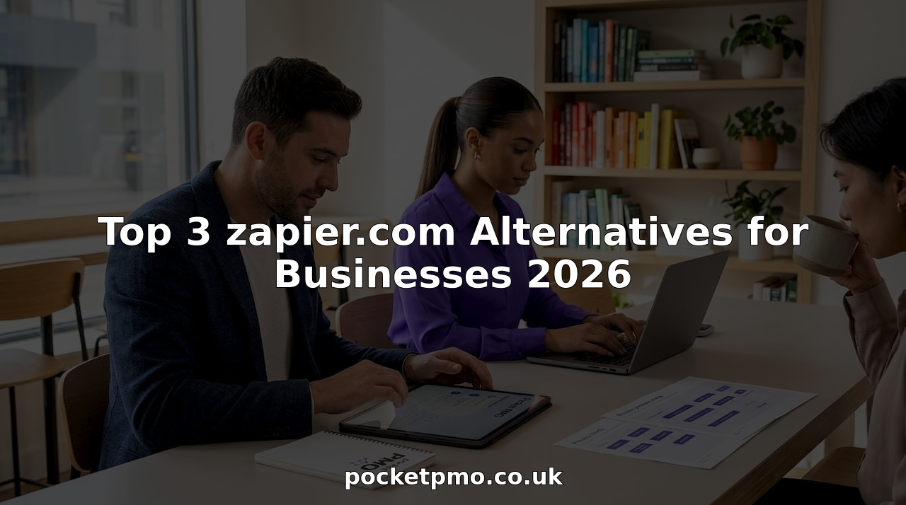 Top 3 zapier.com Alternatives for Businesses 2026