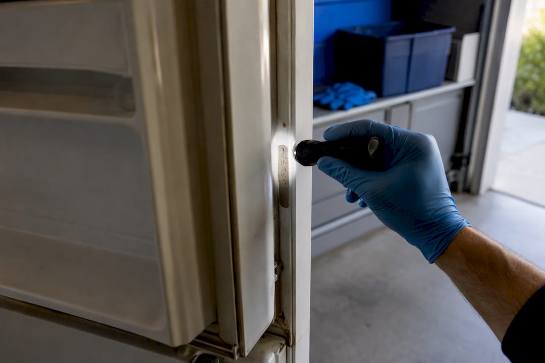 Inspecting an older appliance manufacture plate