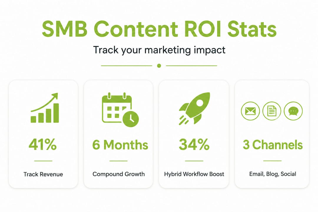 Infographic highlights SMB content ROI stats