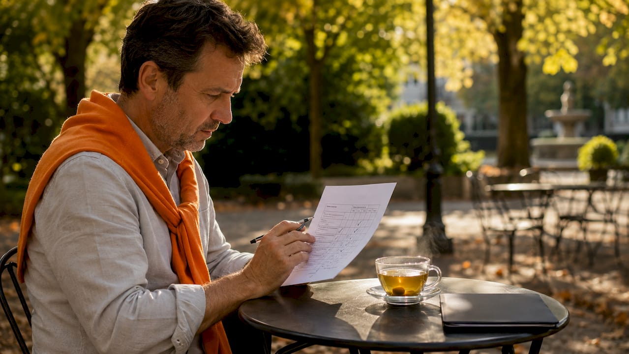 Interviewer scoring structured job interview checklist
