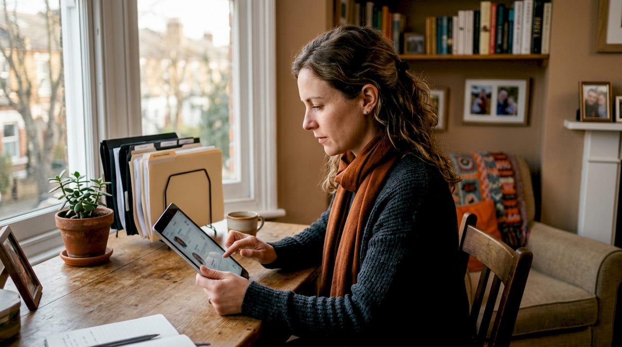HR professional using automated candidate screening technology