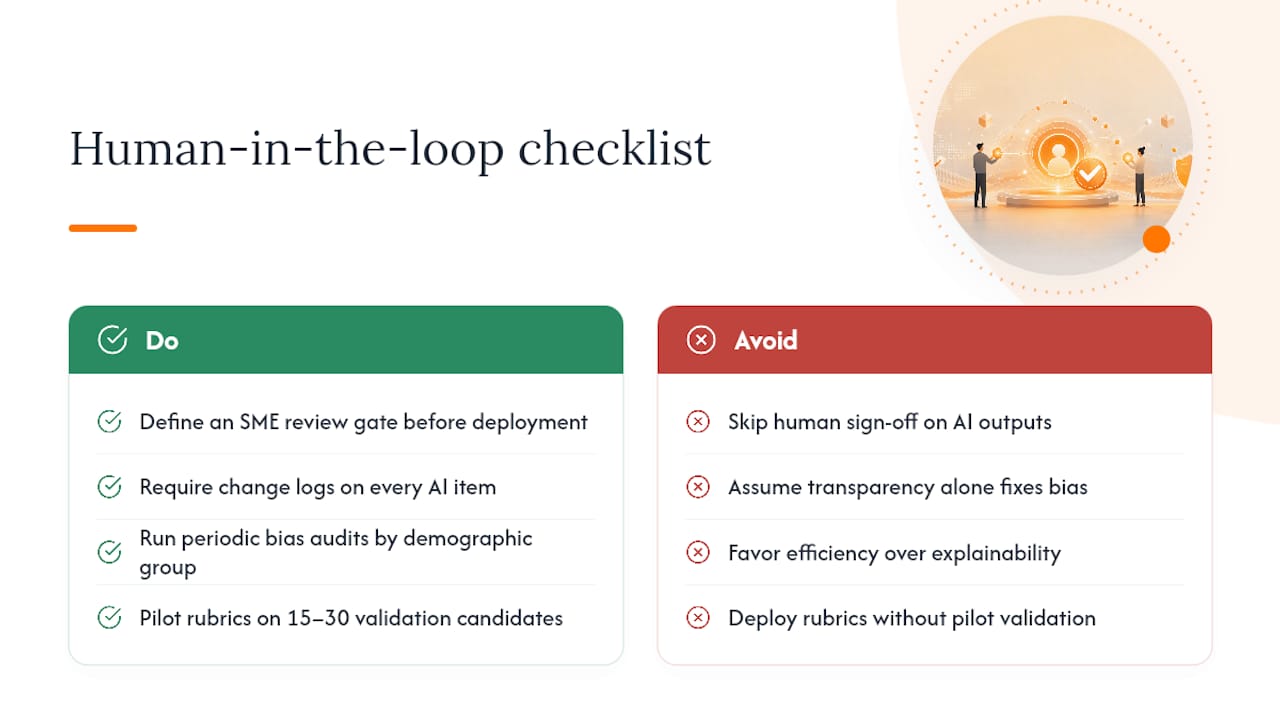 The human-in-the-loop pattern — overview diagram
