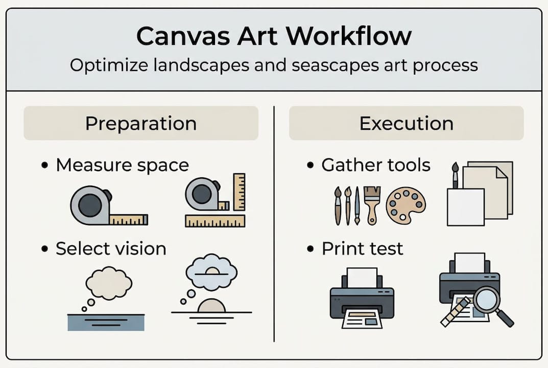 Optimize Your Canvas Art Workflow: Landscapes & Seascapes