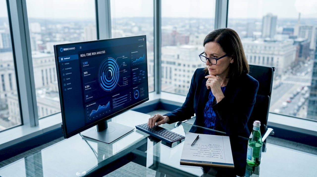 Real-time risk assessment guide for financial institutions