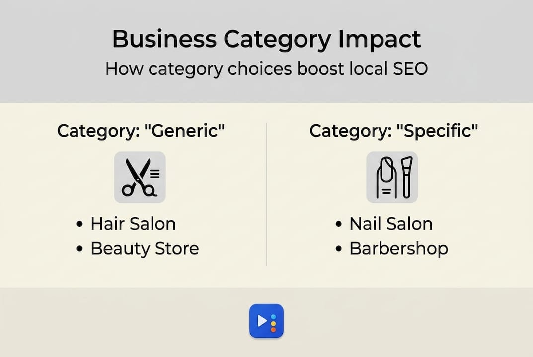 Infographic on generic versus specific business categories