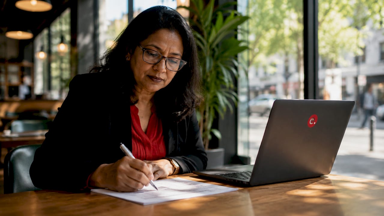 How Offshore Staffing Ensures Quality Control in 2026 2 Senior QA specialist reviewing documents at desk